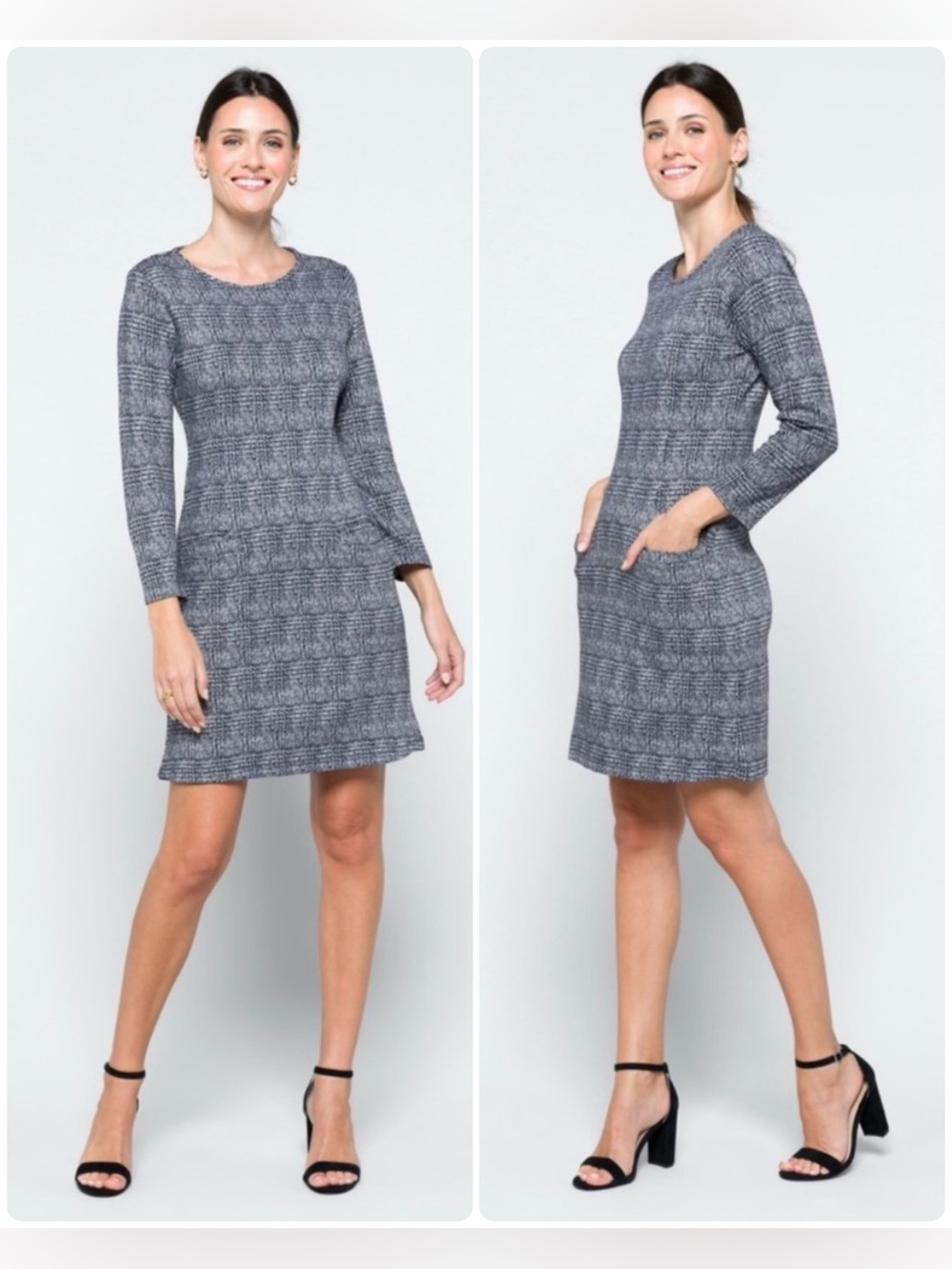 41 Hawthorn Aniya Jacquard Knit Dress
